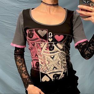 Queen of Hearts graphic Tee